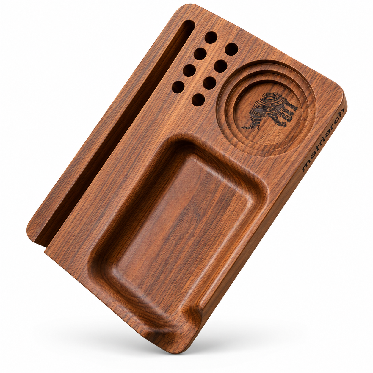 Blunt Father by Matriarch | Premium Black Walnut Rolling Tray