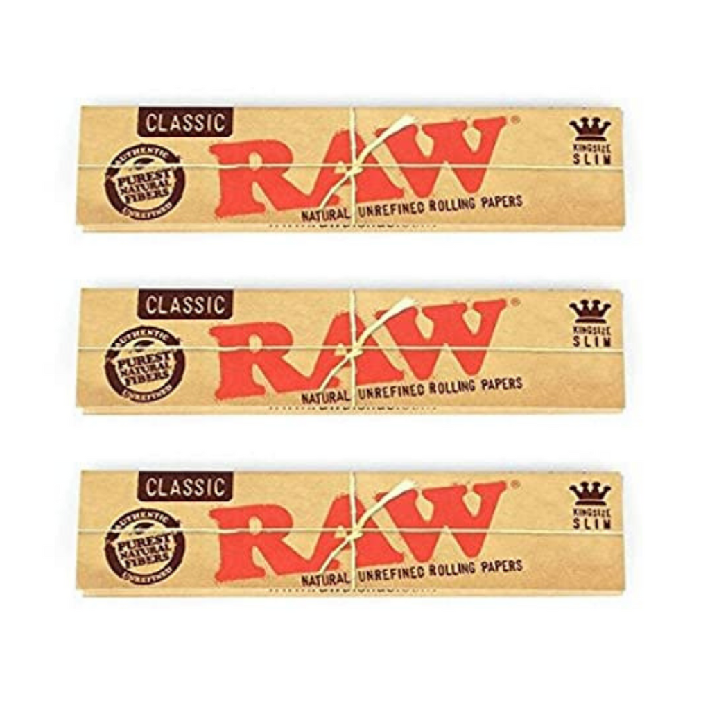 Raw King Size Rolling Paper Classic l 3-Pack