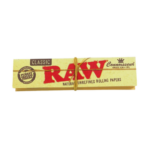Raw King Size Rolling Paper Organic Hemp Connoisseur l 3-Pack