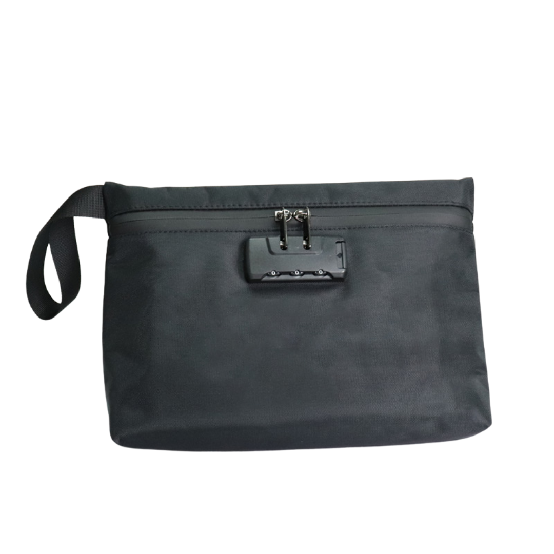 smell proof bag with combination lock reset| matriarch.la