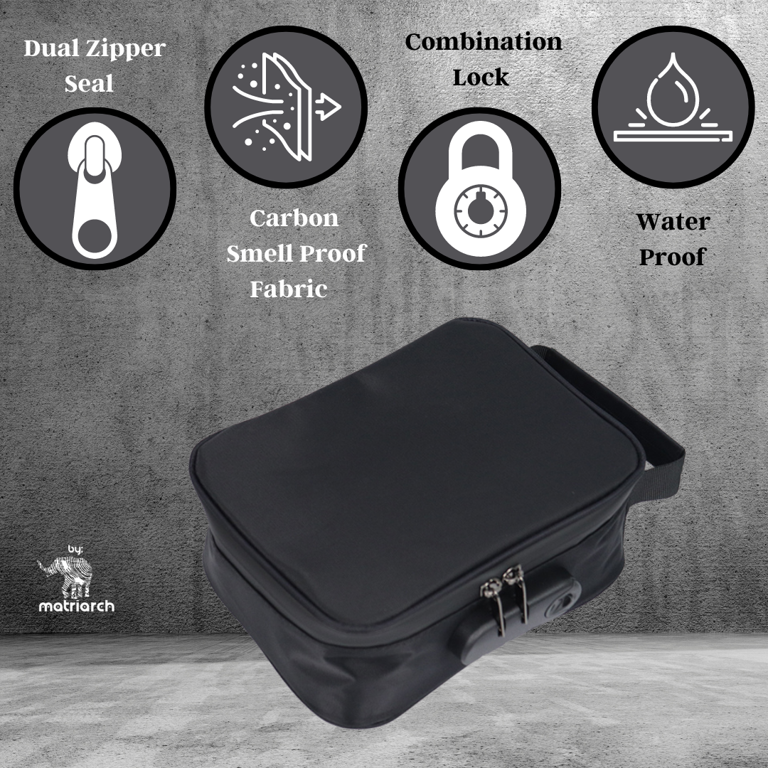 bag with locking zipper| matriarch.la