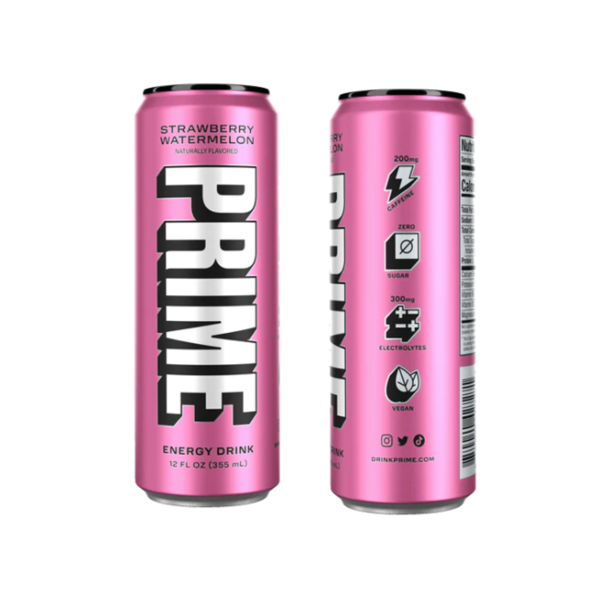 Energy Drink with 200 mg. of Caffeine and 300 mg. of Electrolytes -  Tropical Punch (12 Drinks / 12 Fl. Oz. Each)
