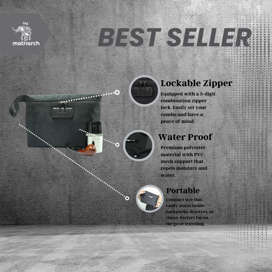 large smell proof stash box with lock| matriarch.la