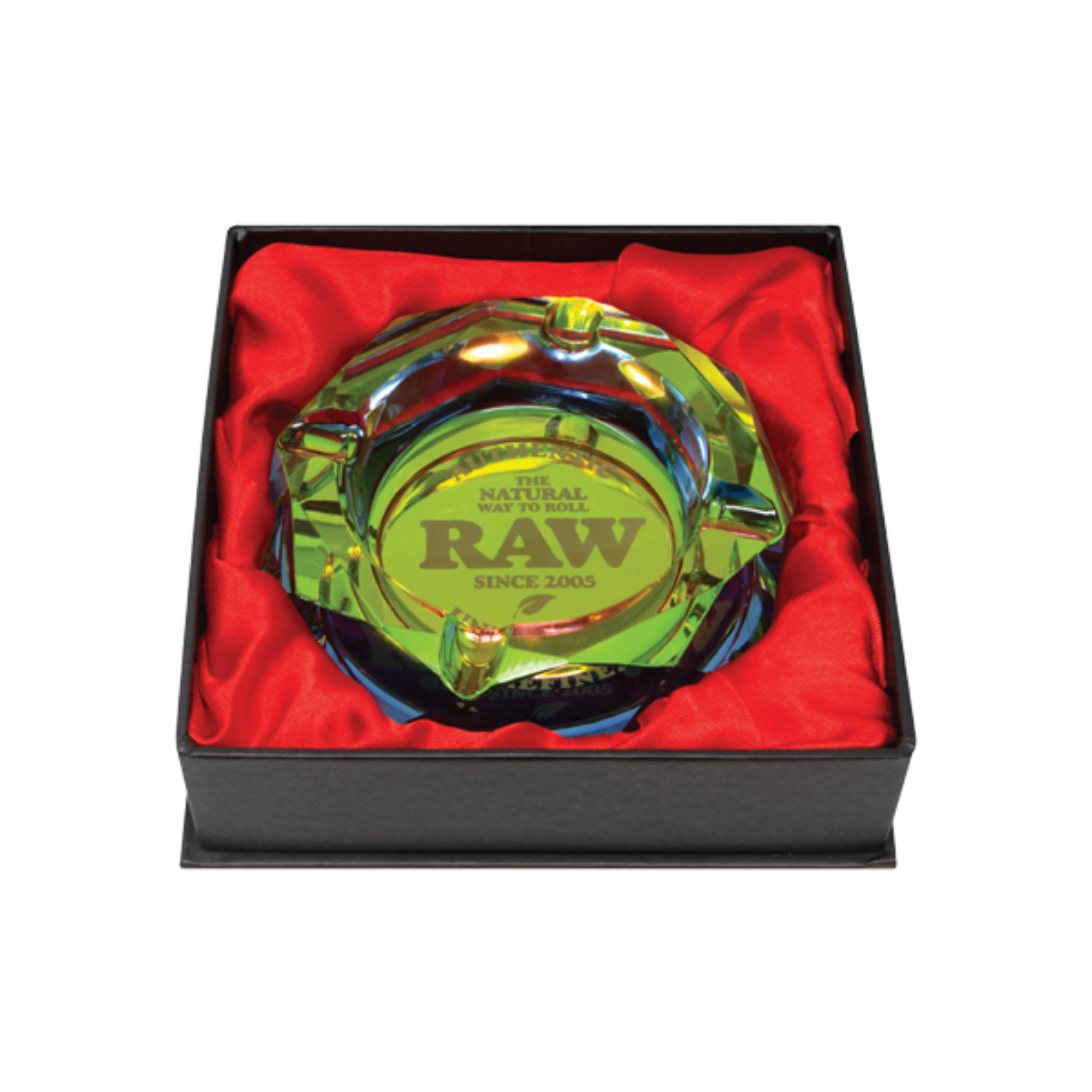 raw rainbow glass ashtray| matriarch.la