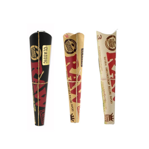 RAW King Size Pre-roll Cones l Variety Packs l 3-Pack
